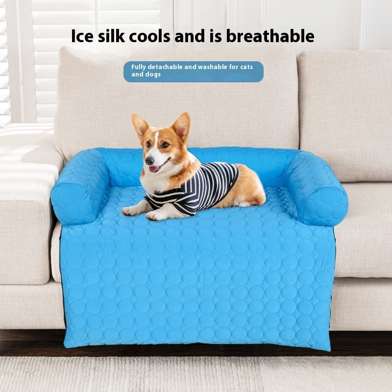 Cama para perros de tela Ice Silk para todas las estaciones