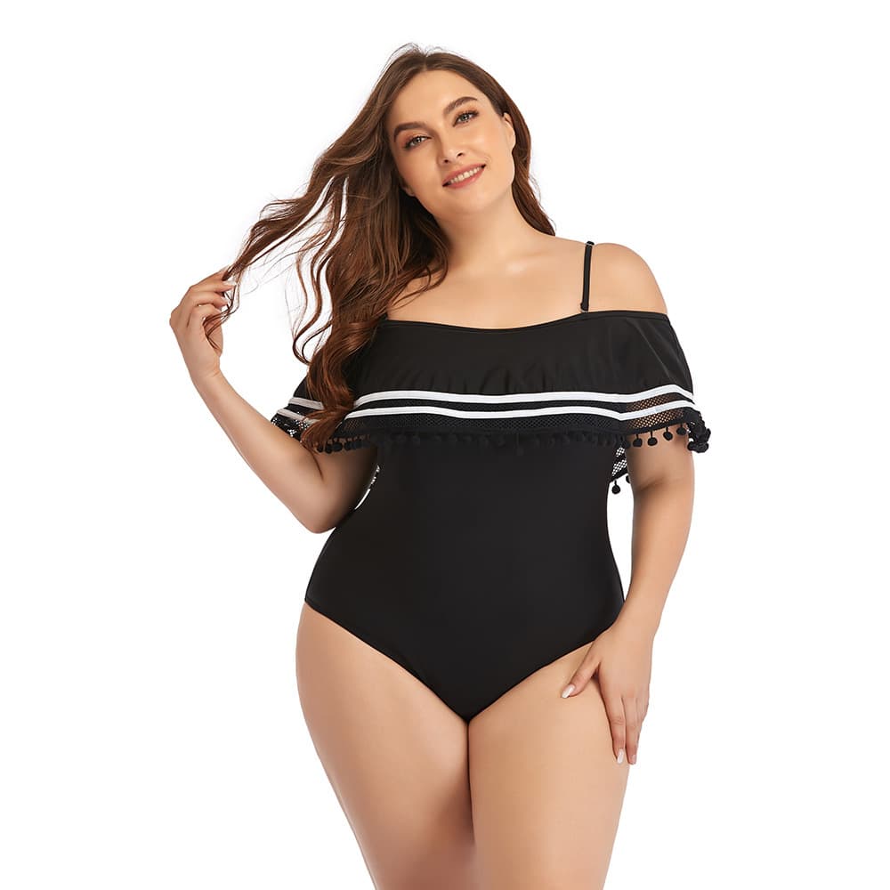 Traje de baño de una pieza para tallas grandes