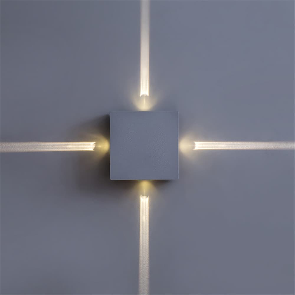 Lámpara decorativa de cruz para pared