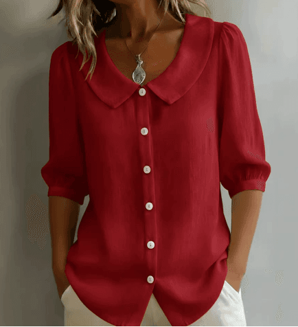 Camisa de manga corta para mujer de verano
