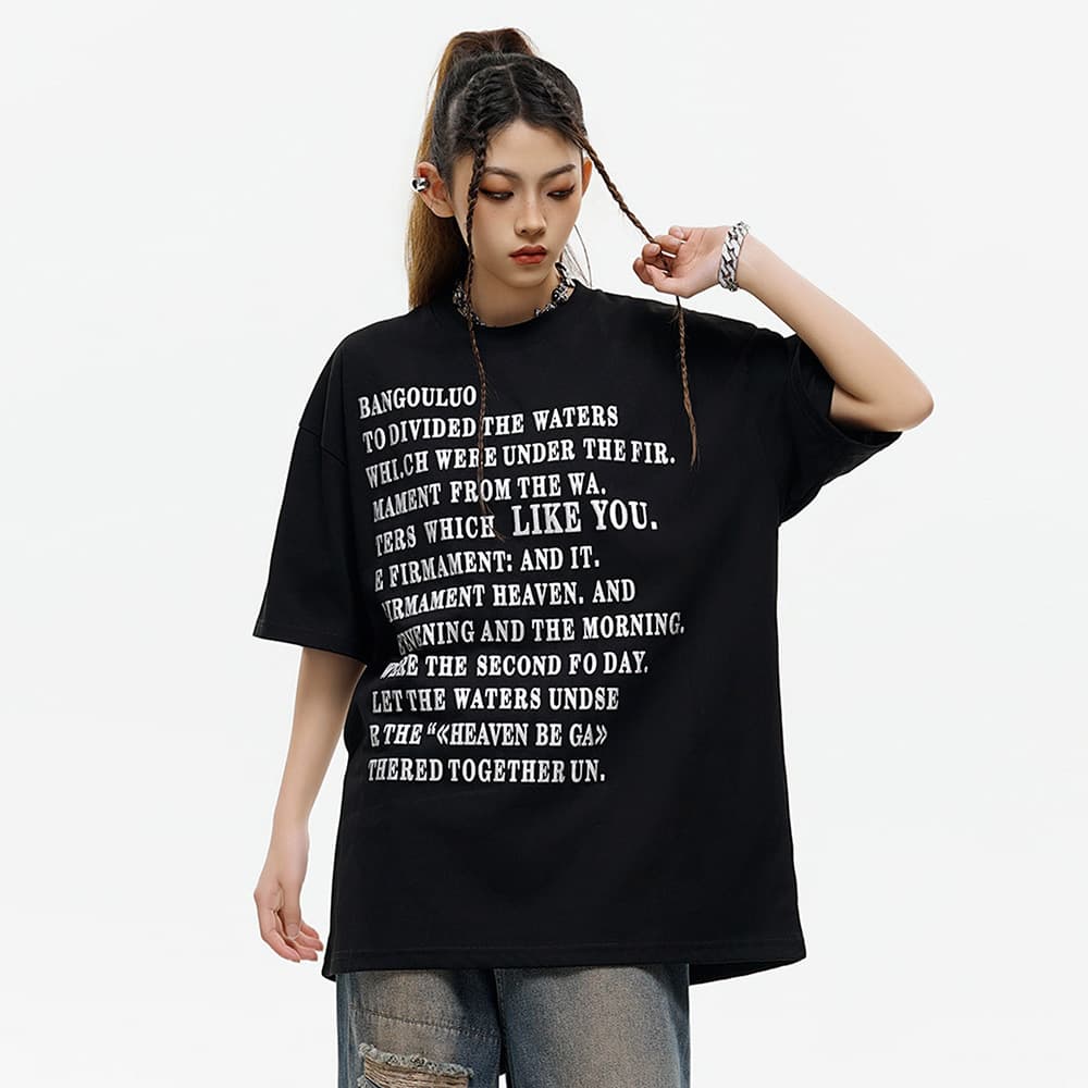 Remera hombre manga media cuello redondo