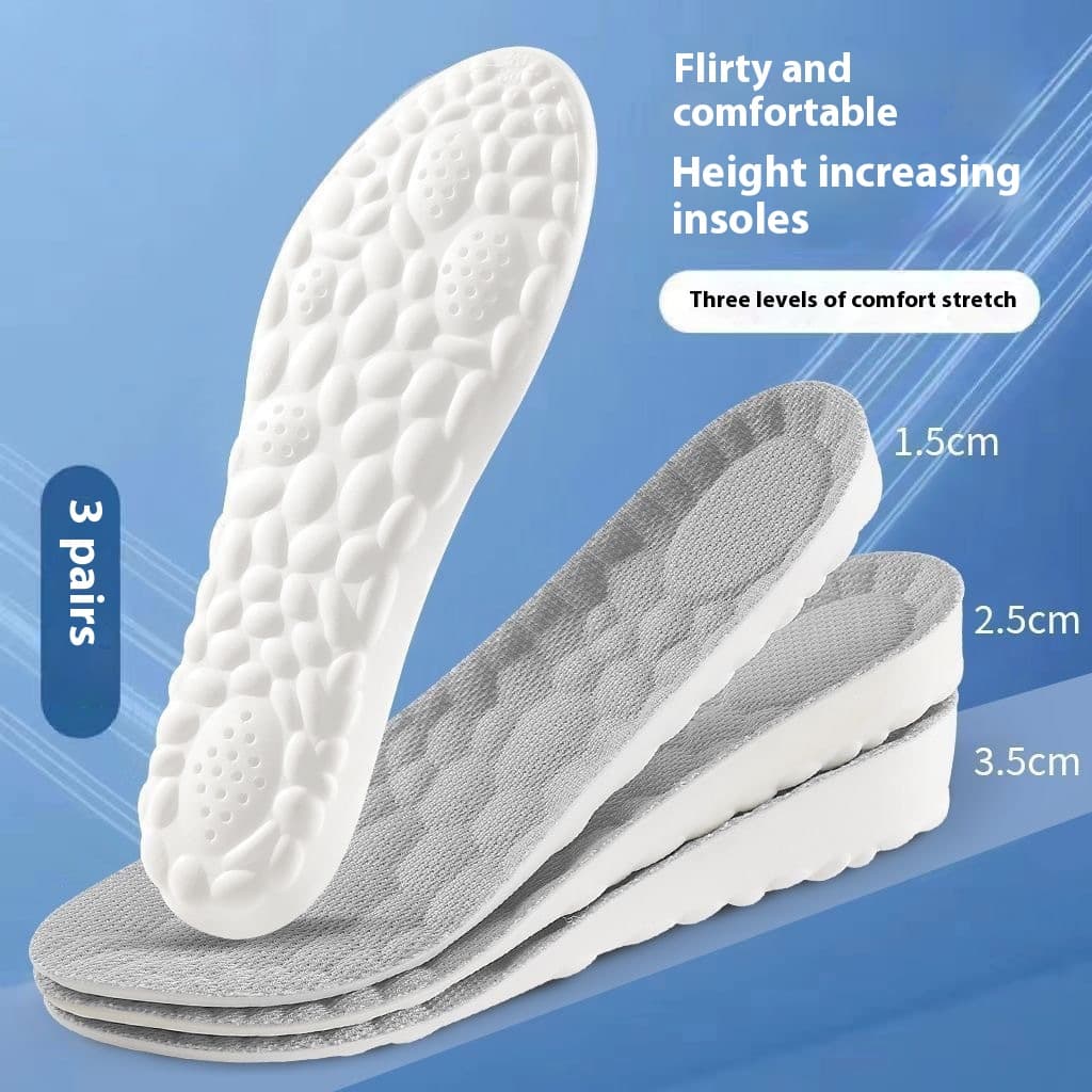 Plantilla de silicona elevadora para zapatos