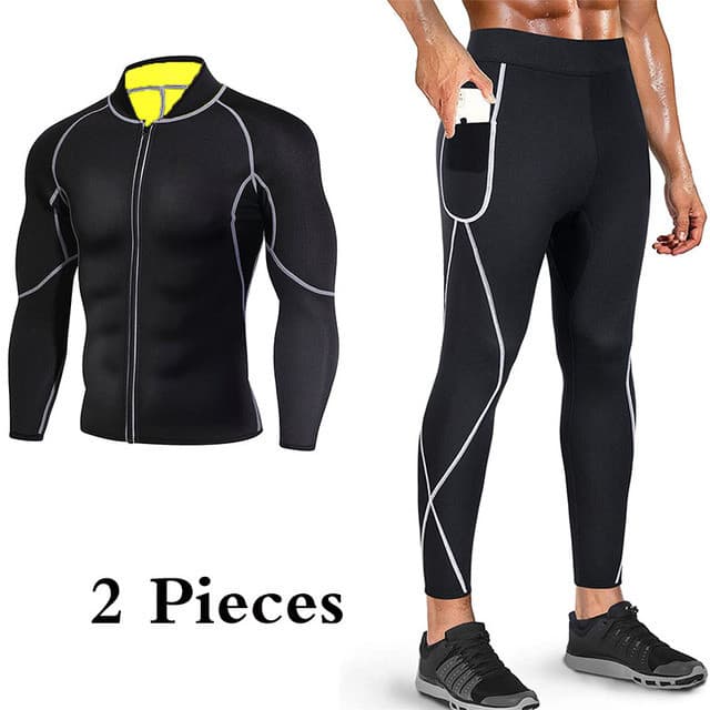 Traje versátil para sauna, yoga y fitness para hombre