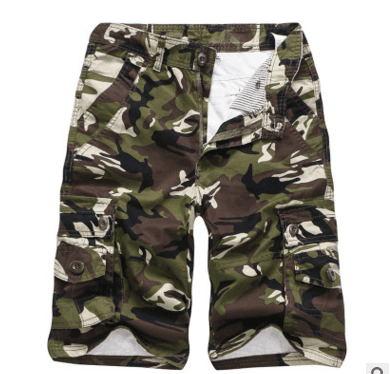Pantalones cargo militares de algodón