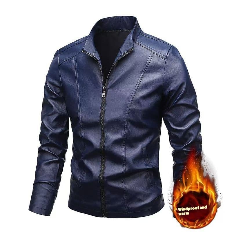 Chaqueta de cuero ajustado para caballeros
