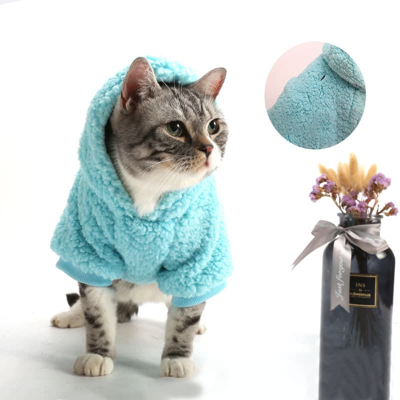 Suéter de algodón para perros y gatos pequeños