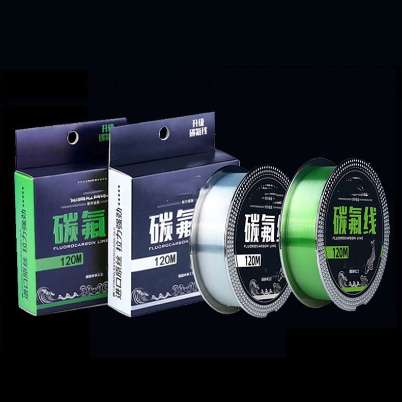 Línea de pesca nylon 120m, resistente y flexible