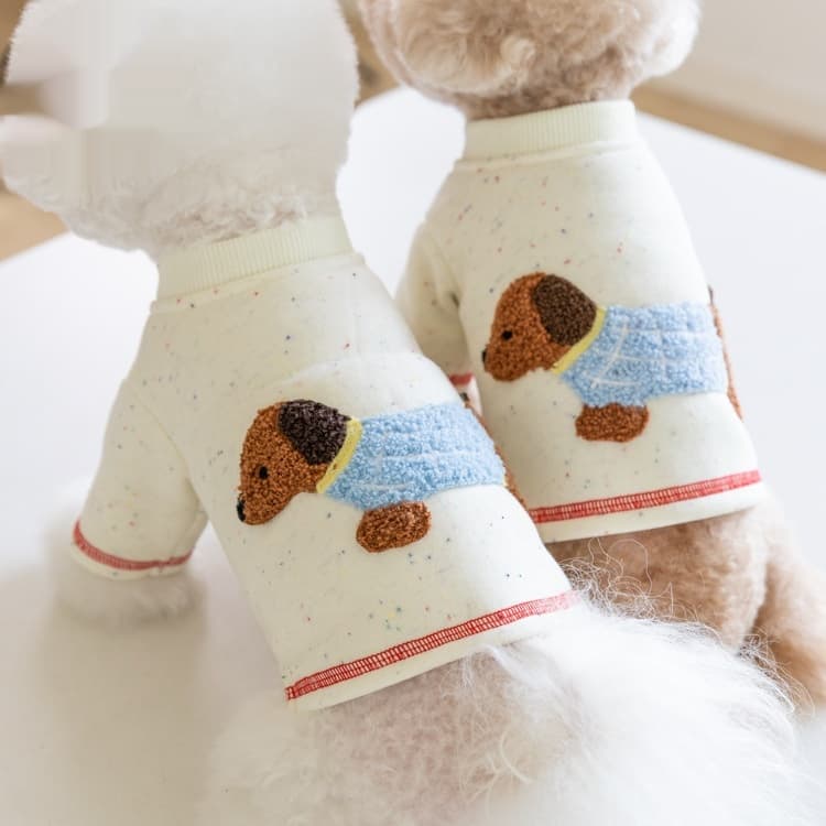 Sudadera con capucha de felpa cepillada para mascotas, cálida