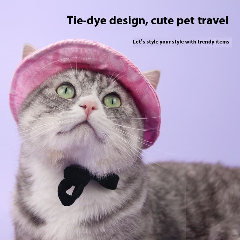 Sombrero de gato para verano ajustable