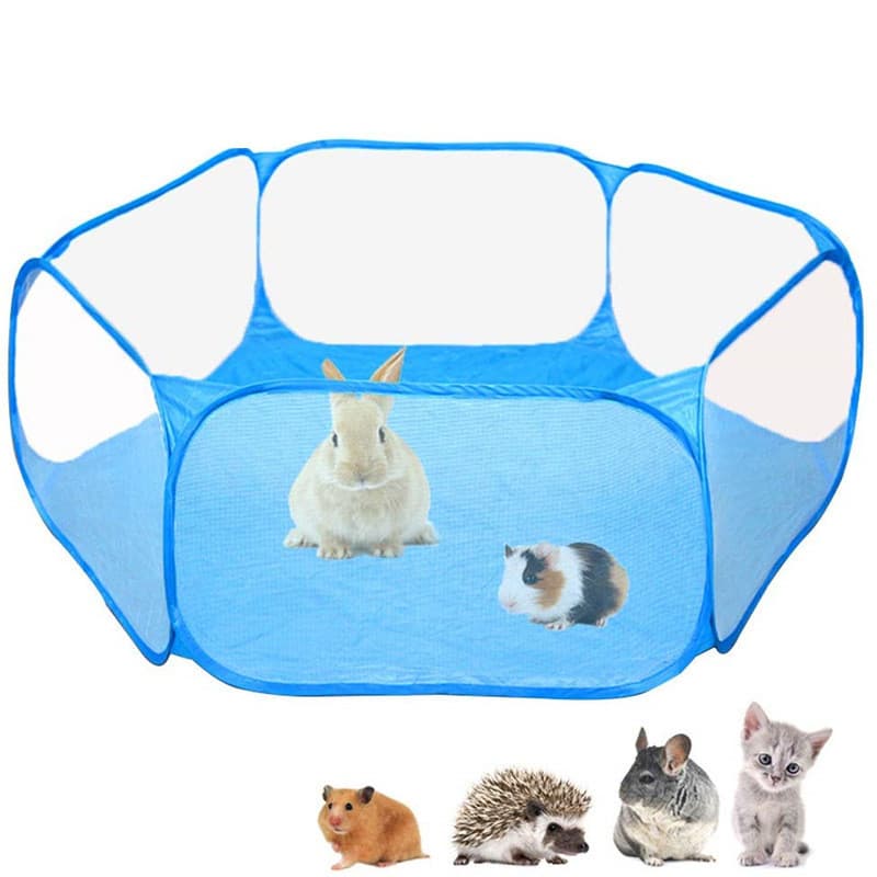 Corral portátil plegable para pequeños animales
