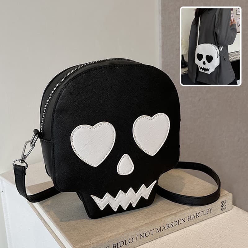 Bolso bandolera Halloween calavera lindas ojos amor
