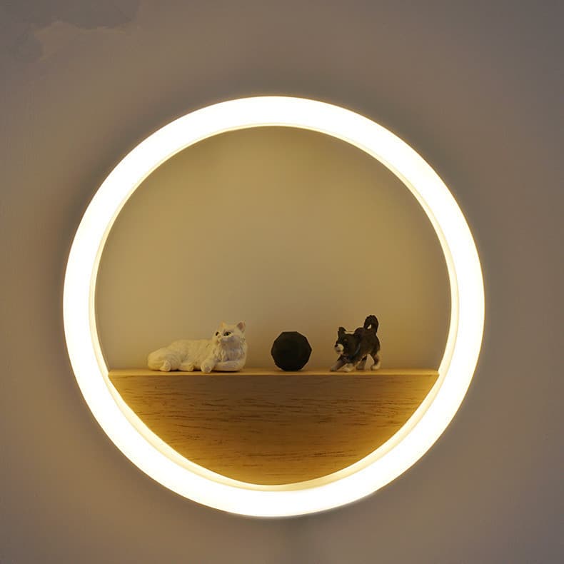 Lámpara de pared LED creativa personalizable para dormitorio