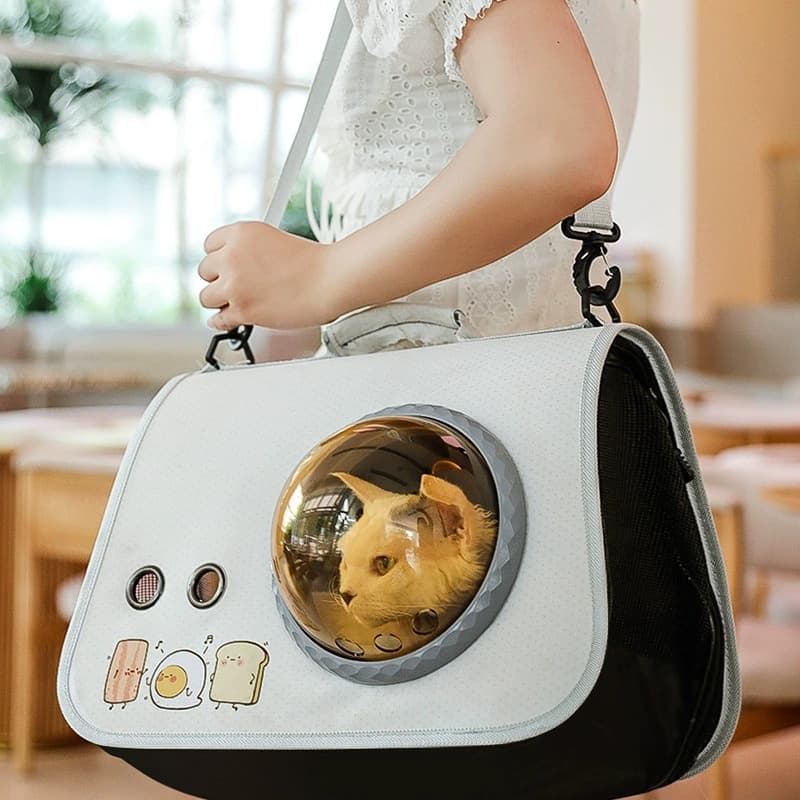 Bolsa portátil para gatos con gran capacidad