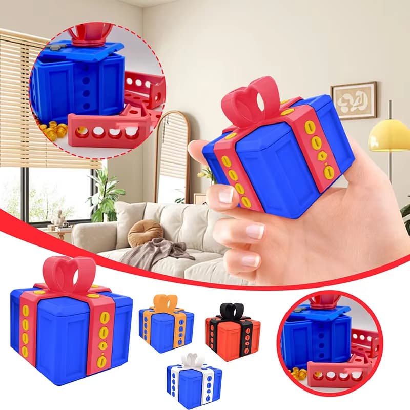 Caja de regalo broma con diseño 3D y tornillos incluidos