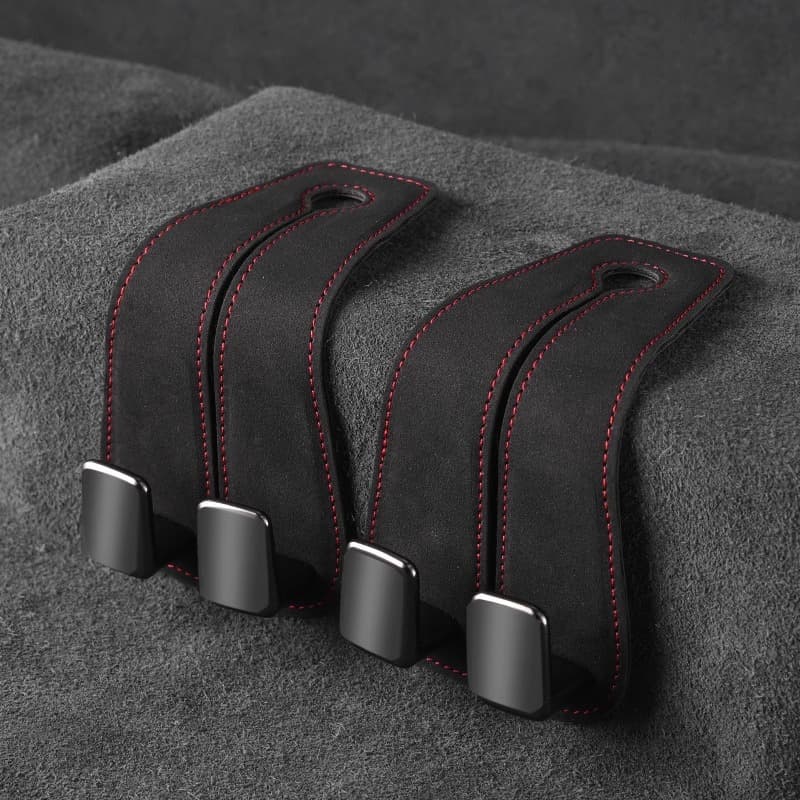 Organizador de asiento trasero para auto con ganchos