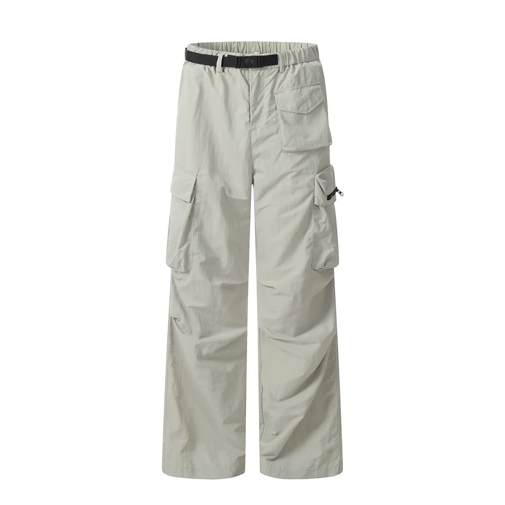 Pantalones holgados de pierna ancha para hombre