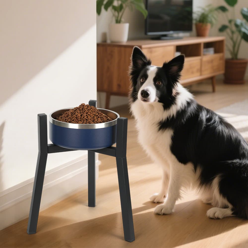 Comedero para perro con soporte ajustable