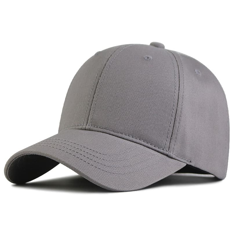 Gorra de algodón con ala ancha y talla aumentada