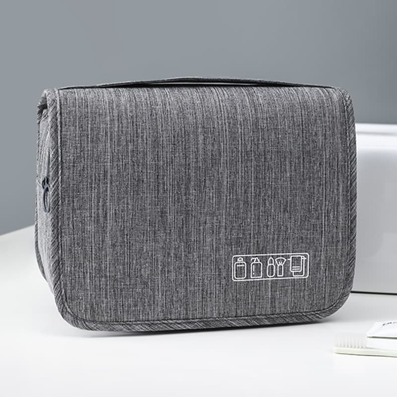 Bolsa de aseo colgante con separación seca y húmeda