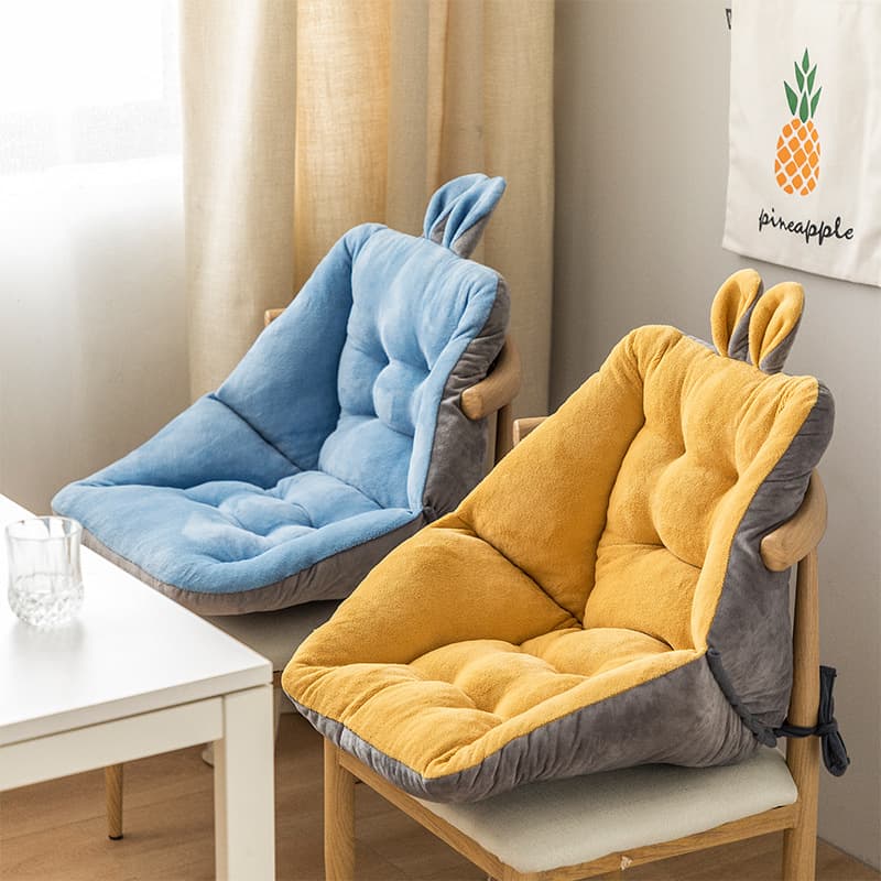 Cojín de asiento y respaldo reversible para silla