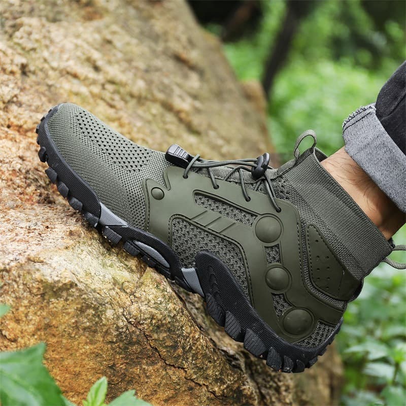 Zapatos de senderismo ligeros para hombre, corte alto
