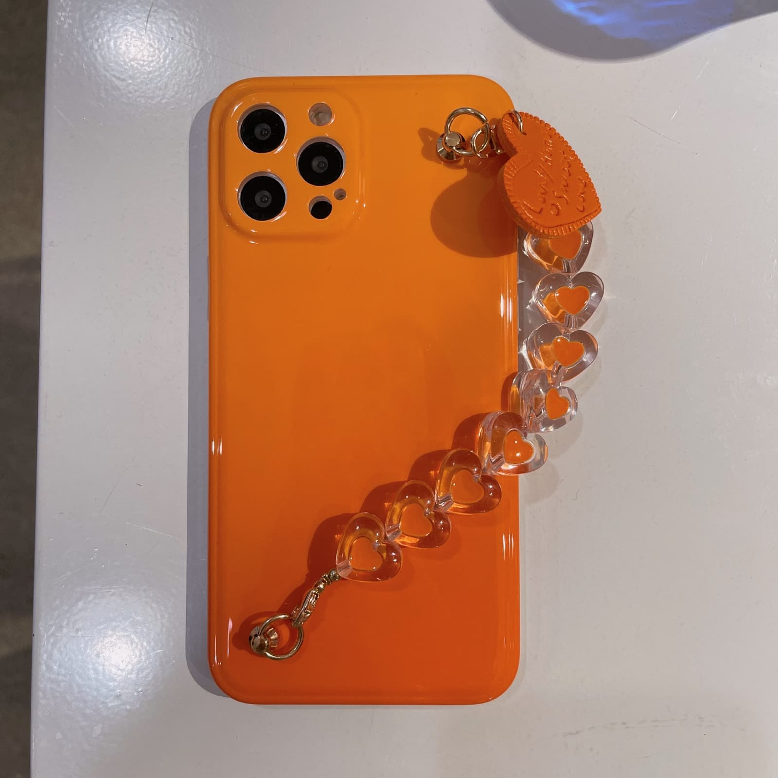 Funda con cadena y estilo coreano-japonés