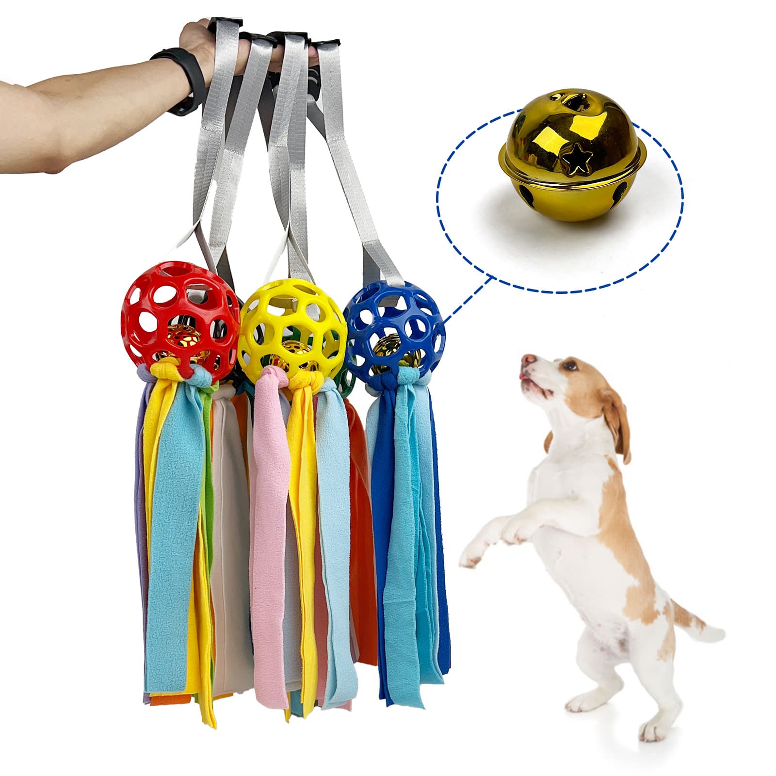Pelota interactiva para mascotas con sonido