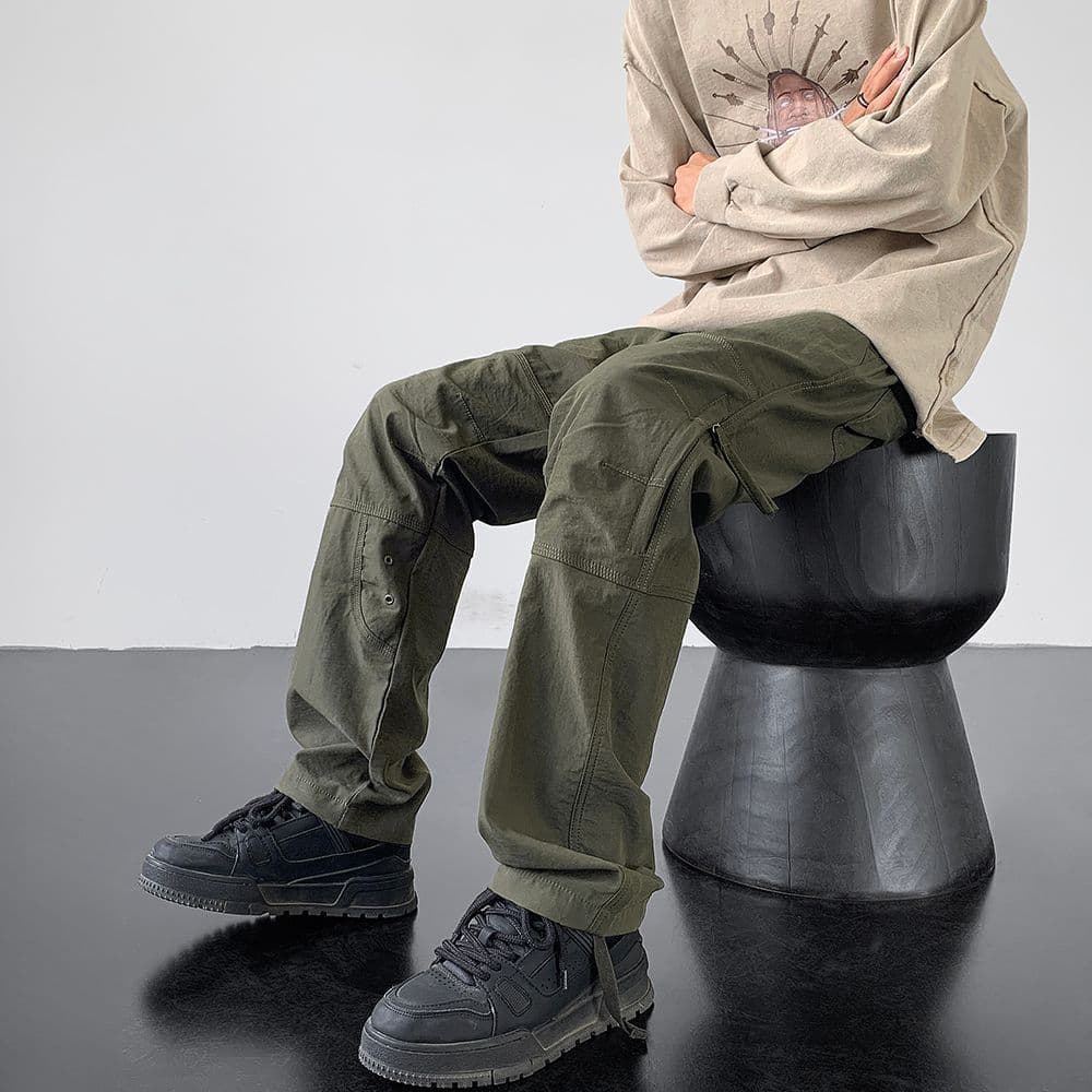 Pantalones casuales de nylon secado rápido e impermeables