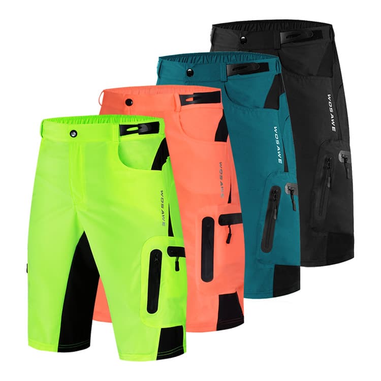 Pantalones cortos de excursión transpirables y resistentes al agua