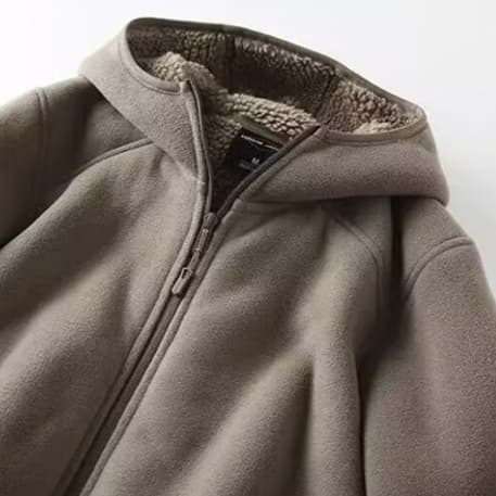 Sudadera con capucha de polar grueso y abrigador