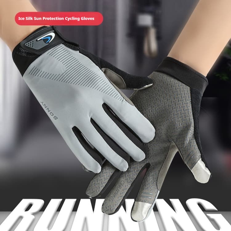Guantes de ciclismo con protección solar y absorción de impacto