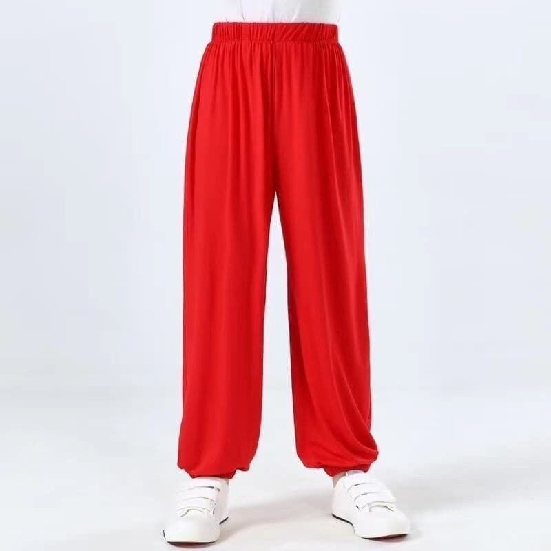 Pantalones de práctica para niños con alta elasticidad
