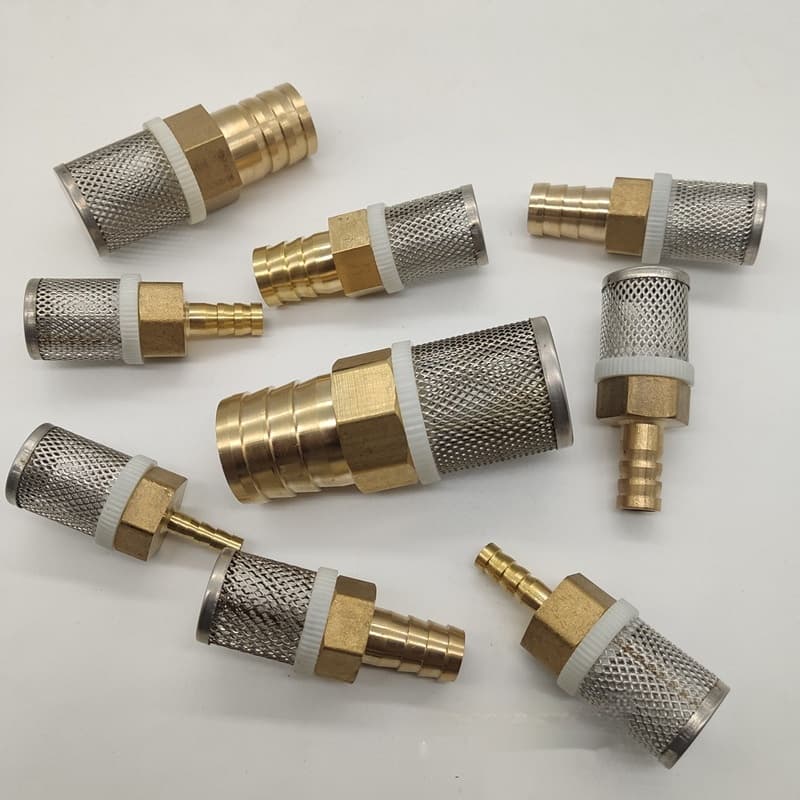 Filtro de agua para tuberías, conector ajustable