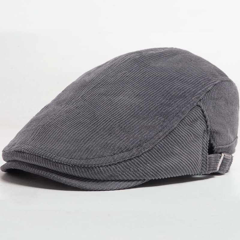 Gorro reversible de pana para otoño e invierno