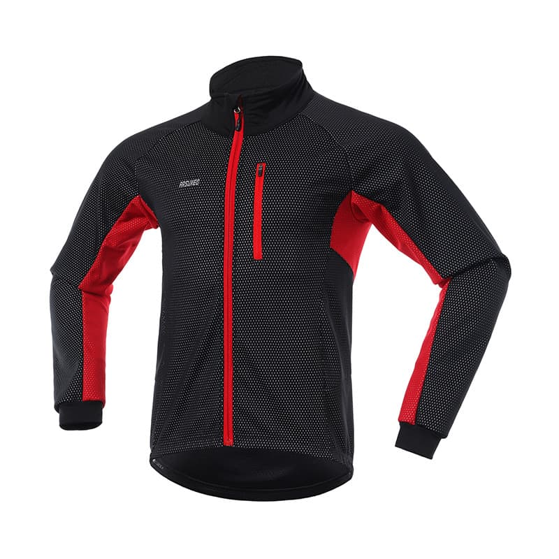 Camiseta de ciclismo forro polar compuesto para otoño e invierno