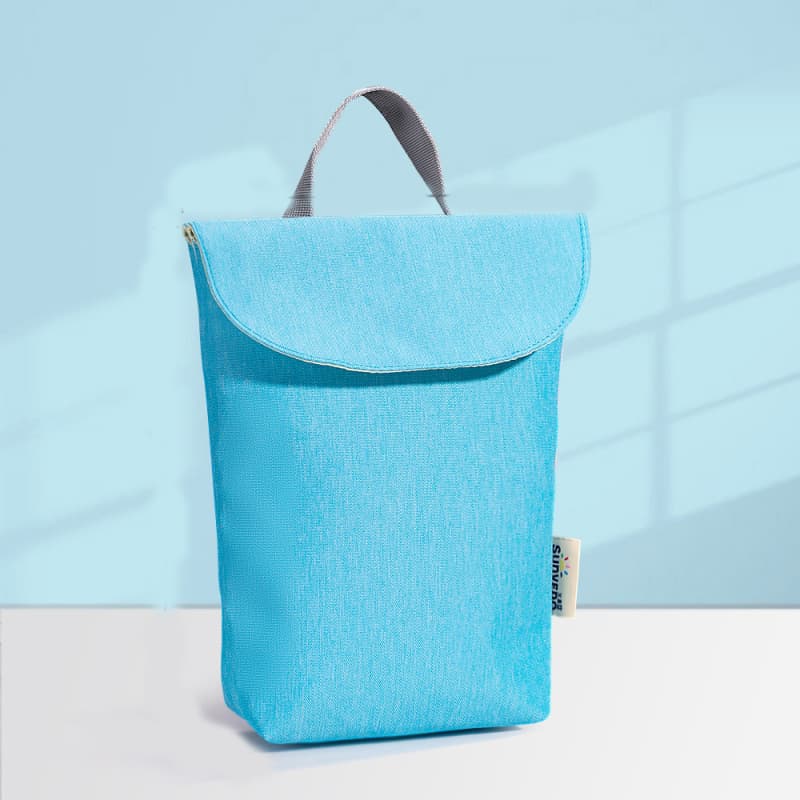 Bolsa de almacenamiento de pañales con gancho para cama