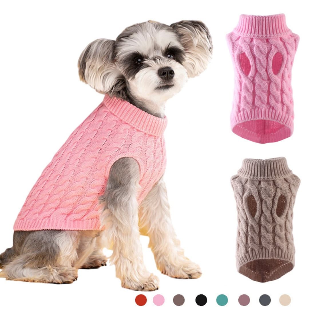 Suéter cálido de invierno para cachorro de mascota