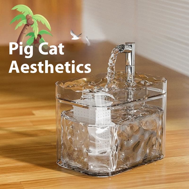 Fuente de agua para gatos con circulación automática