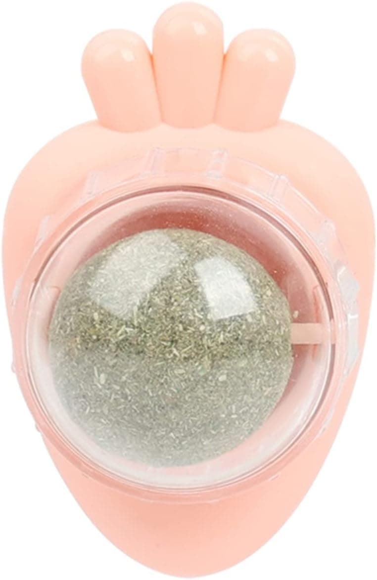 Juguete de catnip con forma de zanahoria adhesivo