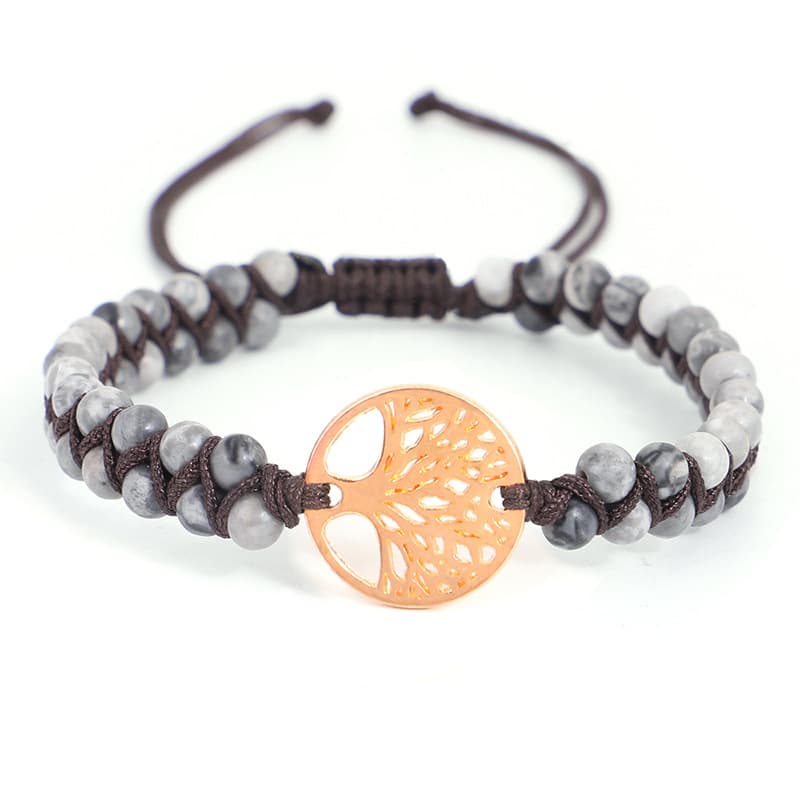 Pulsera tejida árbol de la vida