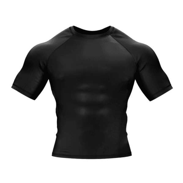 Camiseta negra de tela