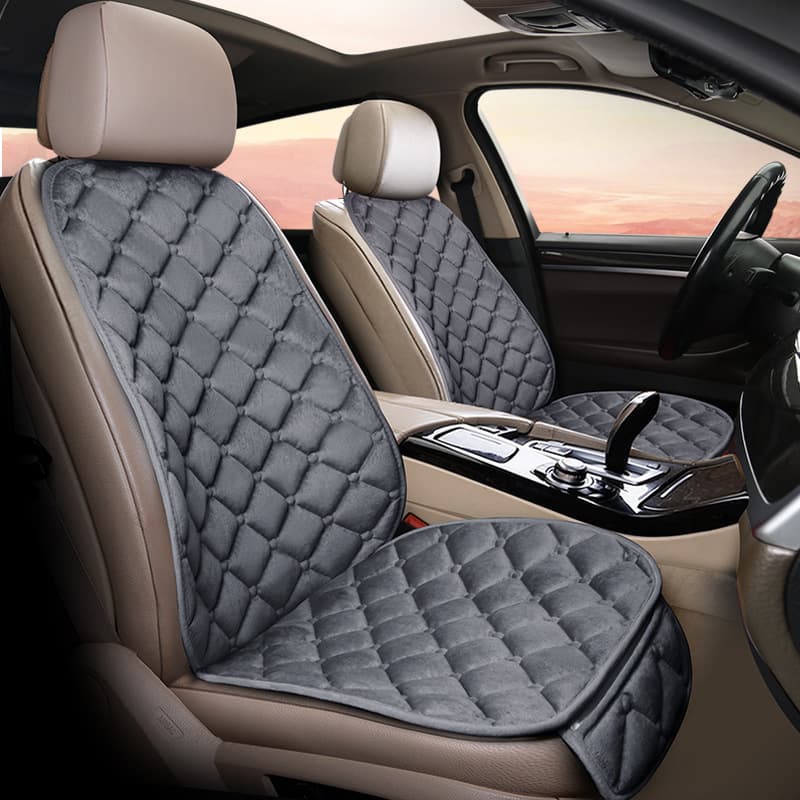 Cojín para asiento de auto invierno de felpa