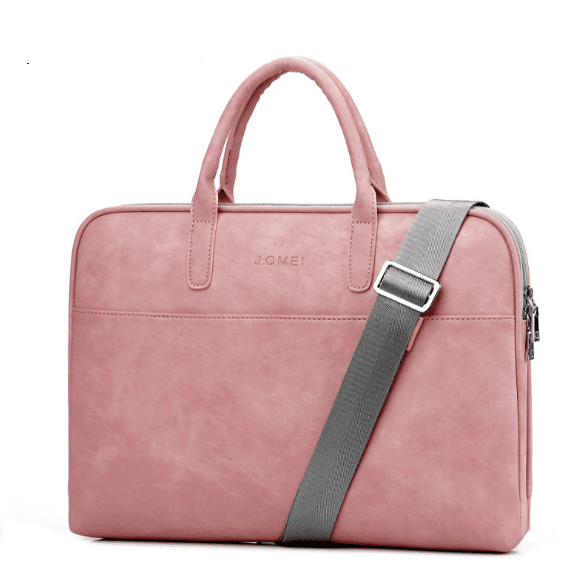 Bolsa de cuero sintético para laptop para mujeres
