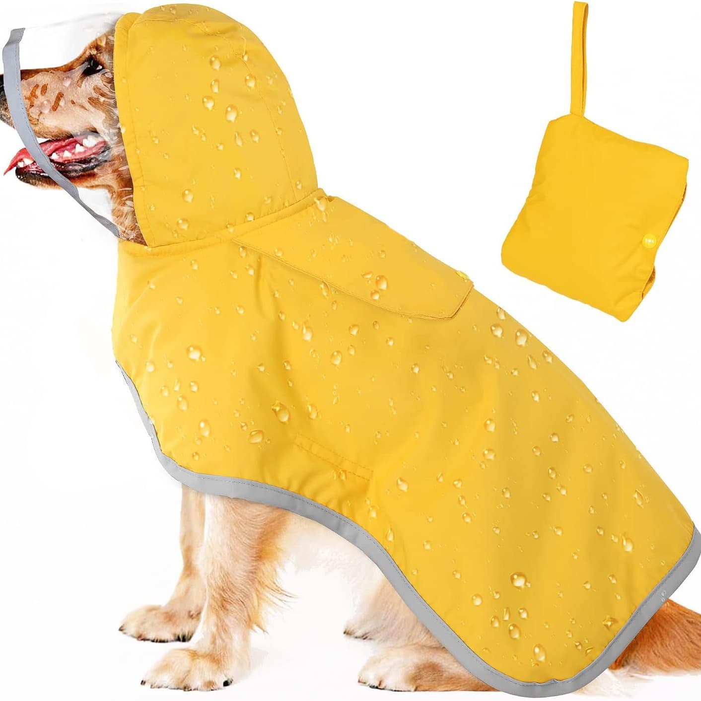 Impermeable transpirable para perro pequeño con capucha