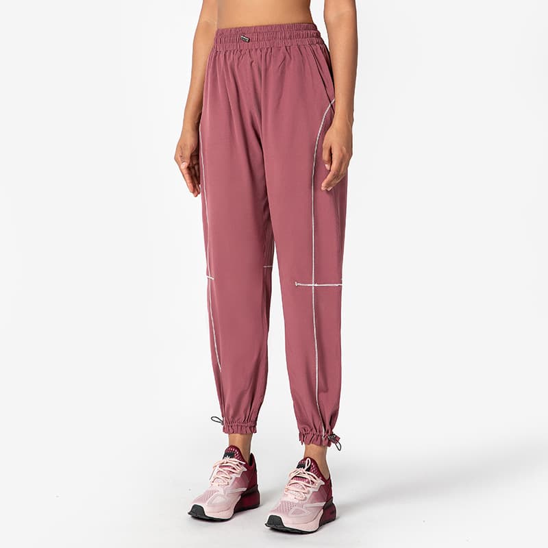 Pantalón deportivo para mujer, corte suelto y afilado