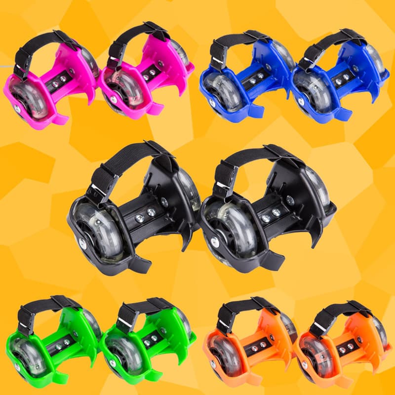 Patines de ruedas infantiles con luces LED