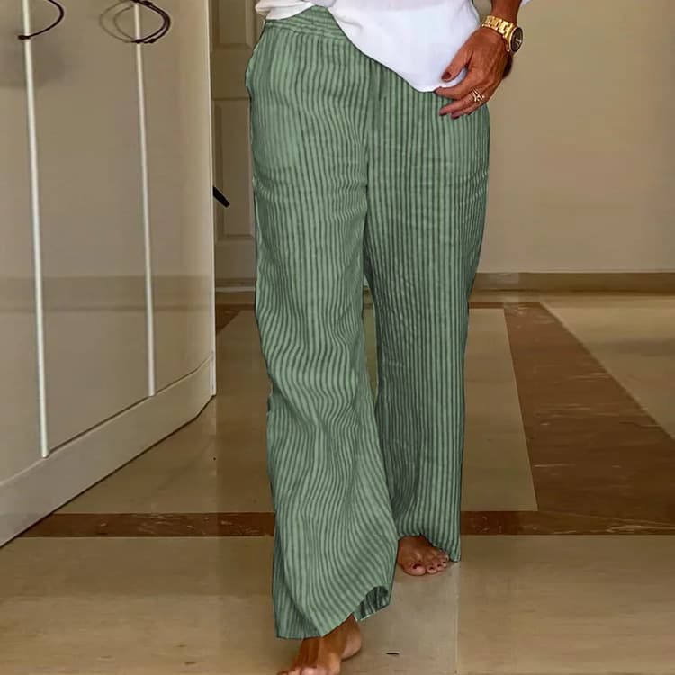 Pantalones casuales rectos y holgados