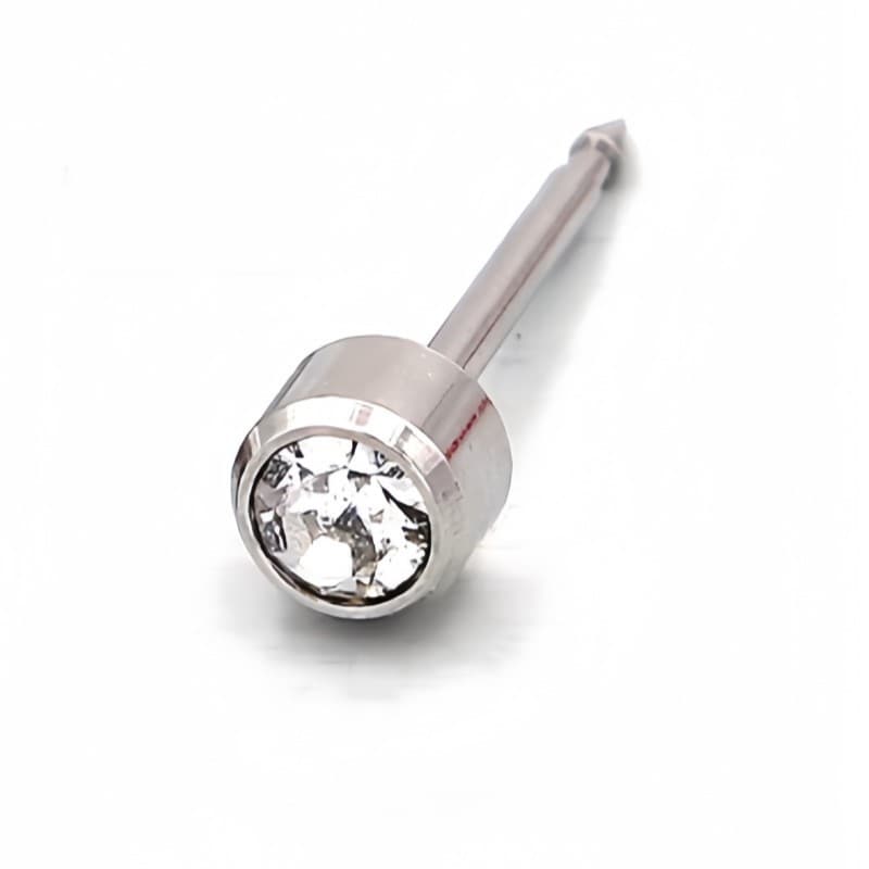 Aretes de zirconia con puntas afiladas