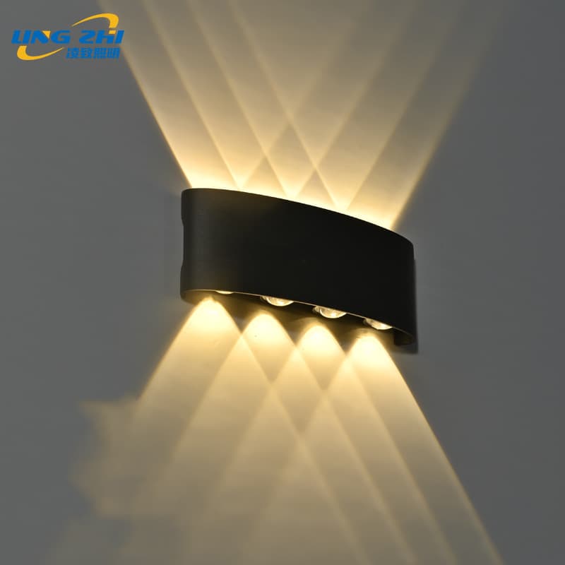 Lámpara pared solar exterior control remoto inteligente
