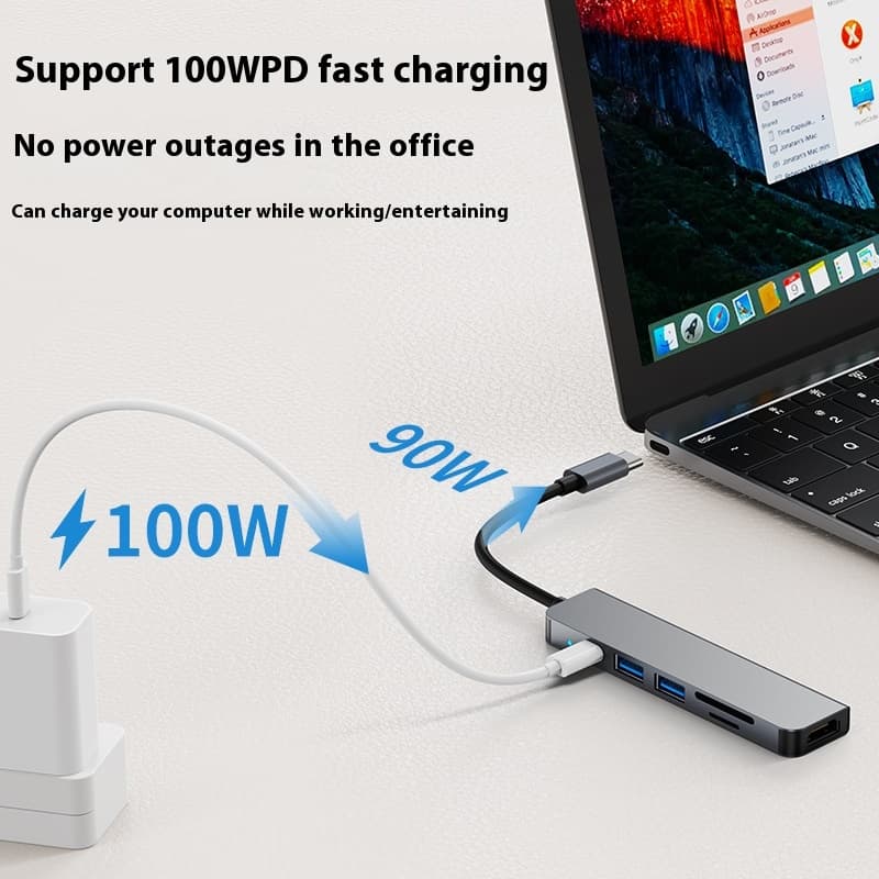 Hub expansor USB-C para portátil y tablet
